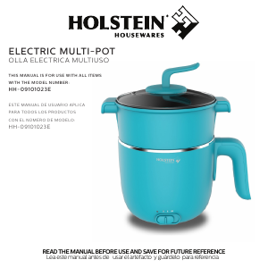 Manual Holstein HH-09101023B Multi Cooker