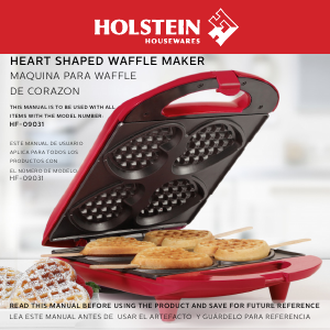 Manual de uso Holstein HF-09031R Gofrera