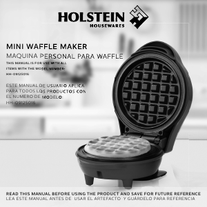 Manual Holstein HH-09125016R Waffle Maker