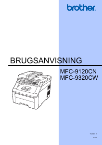 Brugsanvisning Brother MFC-9320CW Multifunktionsprinter