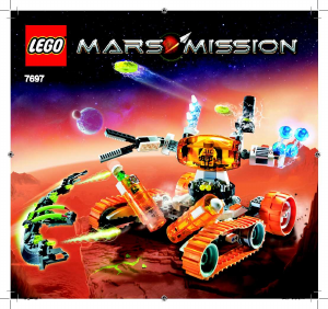Handleiding Lego set 7697 Mars Mission MT-51 claw-tank hinderlaag