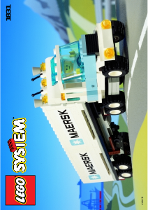 Manual Lego set 1831 Maersk Truck