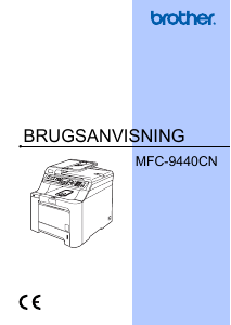Brugsanvisning Brother MFC-9440CN Multifunktionsprinter