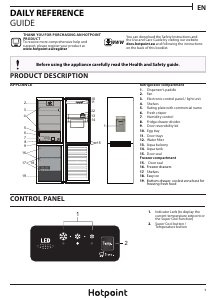 Manual Hotpoint H8 A1E SB WTD UK Fridge-Freezer