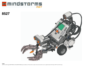 Manual Lego set 8527 Mindstorms Tri bot