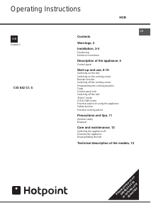 Manual Hotpoint CIO632CC S Hob