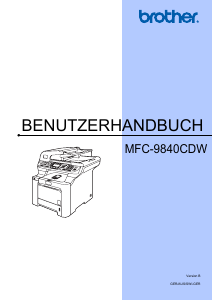 Bedienungsanleitung Brother MFC-9840CDW Multifunktionsdrucker