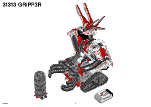 Manual de uso Lego set 31313 Mindstorms Gripp3r