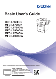 Manual Brother MFC-L5700DN Multifunctional Printer