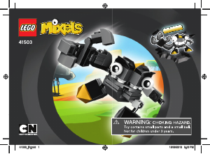Käyttöohje Lego set 41503 Mixels Krader