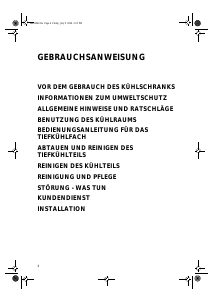 Bedienungsanleitung Ignis DPC 21 Kühl-gefrierkombination