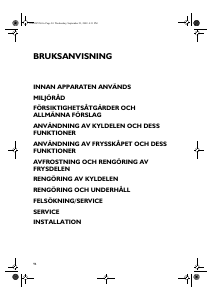 Bruksanvisning Ignis DPA 33 Kyl-frys