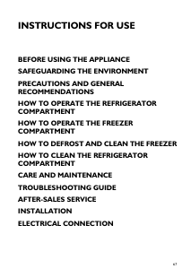 Manual Ignis DPS 3150 Fridge-Freezer
