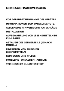 Bedienungsanleitung Ignis TGA 335 NF Kühl-gefrierkombination