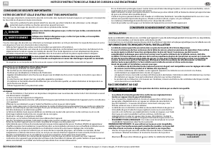 Mode d’emploi Ignis AKL 710/WH/01 Table de cuisson