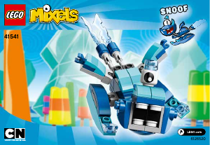Használati útmutató Lego set 41541 Mixels Snoof