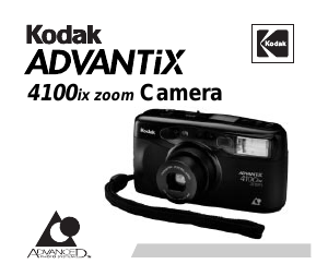 Manual Kodak Advantix 4100ix Camera