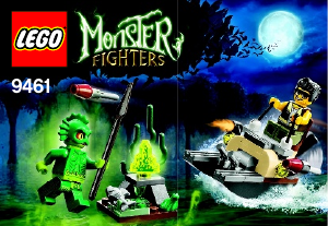 Manuale Lego set 9461 Monster Fighters Creatura della palude