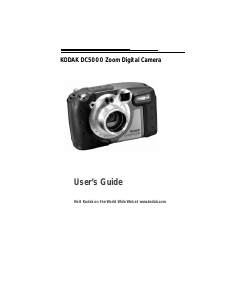Handleiding Kodak DC5000 Digitale camera