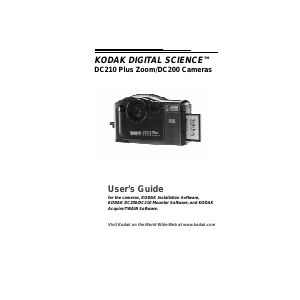 Handleiding Kodak DC200 Digitale camera