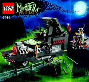 Manual Lego set 9464 Monster Fighters The vampyre hearse