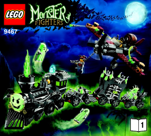 Manuale Lego set 9467 Monster Fighters Il treno fantasma