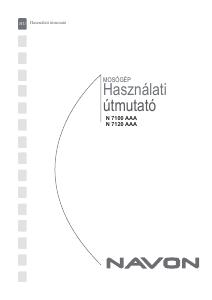 Használati útmutató Navon N 7100 AAA Mosógép