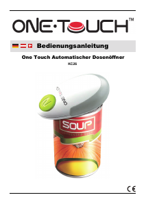 Bedienungsanleitung OneTouch KC26 Dosenöffner