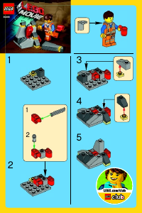 Handleiding Lego set 30280 Movie Het laatste stukje