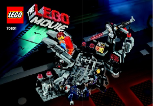 Mode d’emploi Lego set 70801 Movie La salle de fusion