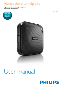 Handleiding Philips BT2500L Luidspreker