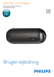 Brugsanvisning Philips BT6050B Højttaler