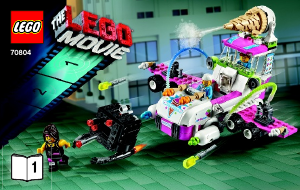 Manual Lego set 70804 Movie Ice cream machine