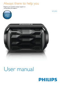 Handleiding Philips BT2200BF Luidspreker