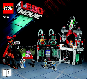 Bruksanvisning Lego set 70809 Movie Lord Business mörka håla