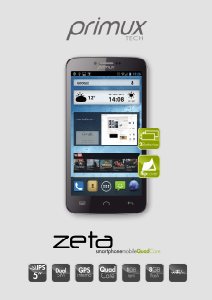 Manual de uso Primux Tech Zeta Teléfono móvil