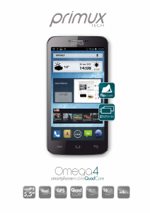 Manual Primux Tech Omega 4 Mobile Phone