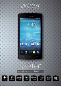 Manual Primux Tech Zeta 2 Mobile Phone