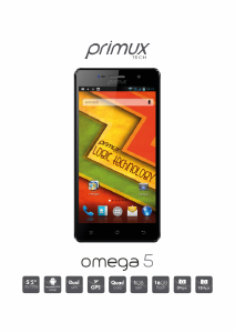 Manual de uso Primux Tech Omega 5 Teléfono móvil
