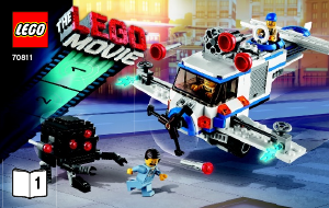 Handleiding Lego set 70811 Movie De flying flusher