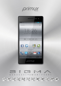 Manual Primux Tech Sigma Mobile Phone