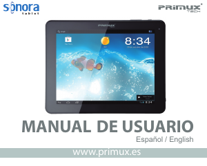 Handleiding Primux Tech Sonora Tablet