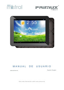 Handleiding Primux Tech Mistral Tablet