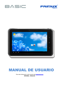 Handleiding Primux Tech Basic Tablet
