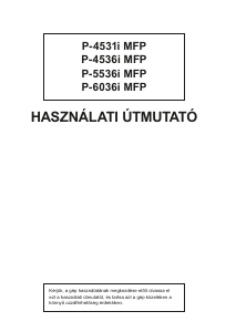Használati útmutató Triumph-Adler P-6036i MFP Multifunkciós nyomtató