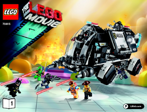 Handleiding Lego set 70815 Movie Supergeheim politie-dropship