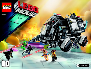 Manual Lego set 70815 Movie Super secret police dropship