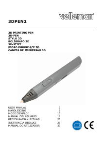 Manual de uso Velleman 3DPEN2 Bolígrafo 3D