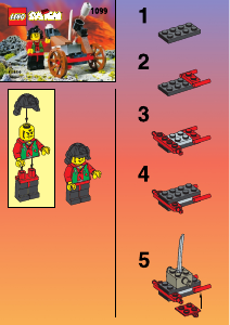Manual Lego set 1099 Ninja Blaster