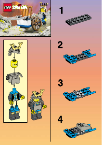 Manual Lego set 1186 Ninja Cart